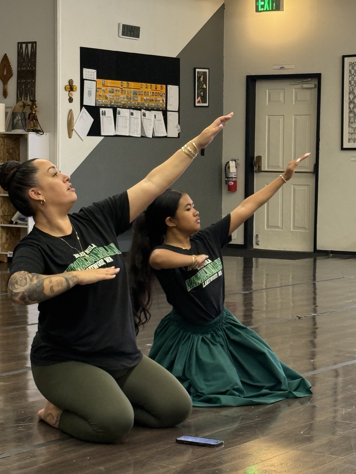 Hula instruction