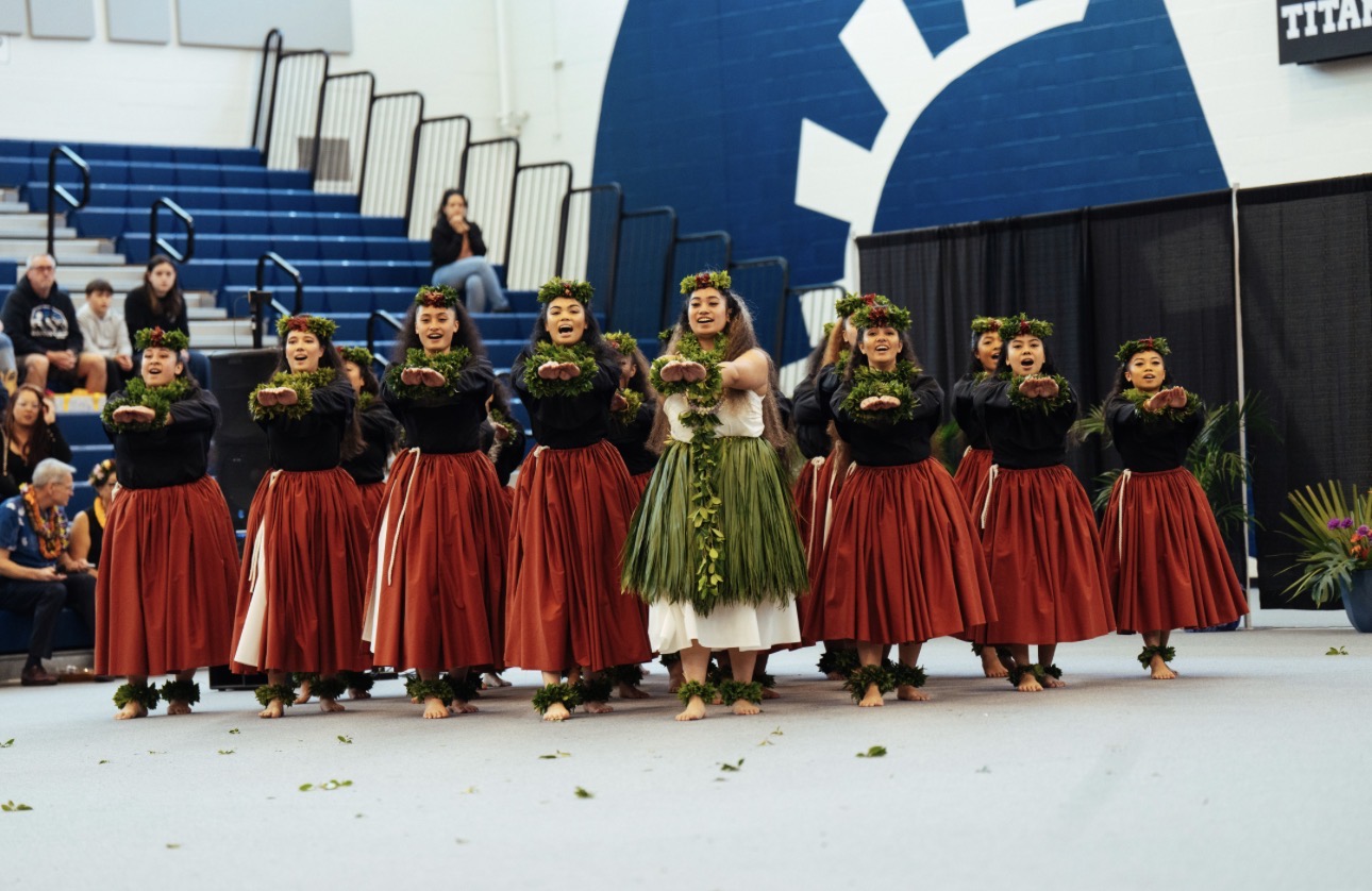 Hula group performance